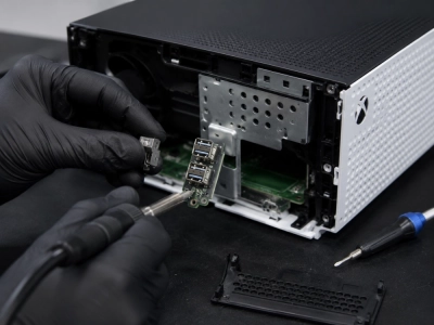 Reparación de puertos USB de Xbox