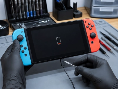 Reparación de Nintendo Switch que no carga