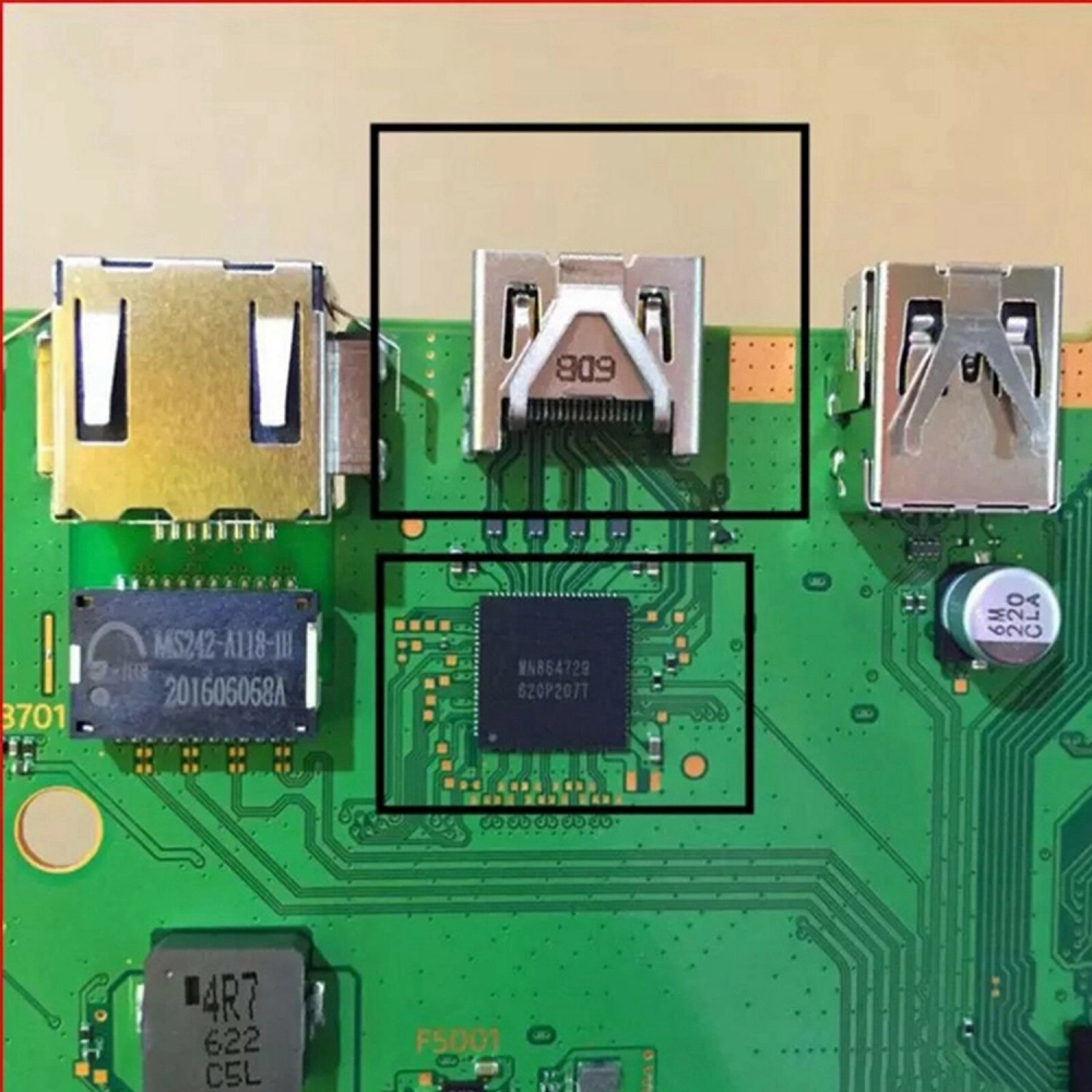 cambio de hdmi + chip video Ps4 fat/slim/pro