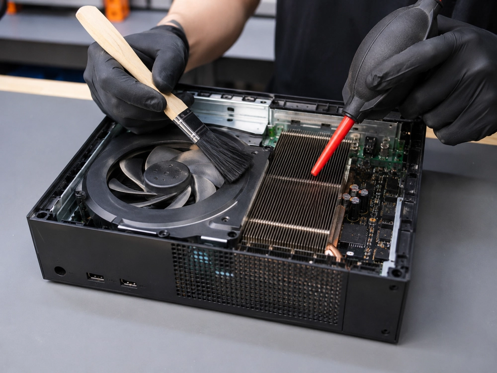 Limpieza interna de Xbox - Micro Computer