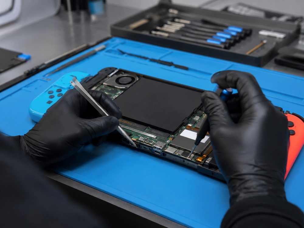 Reparación Circuito de Carga Nintendo Switch - Micro Computer