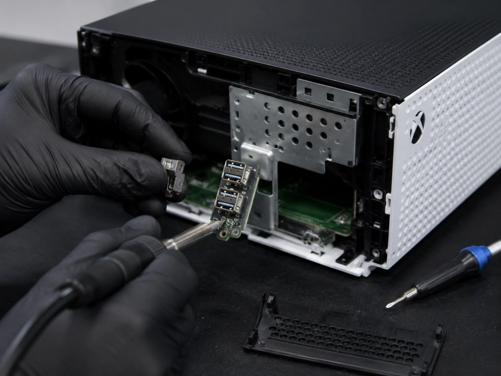 Reparación de puertos USB de Xbox - Micro Computer