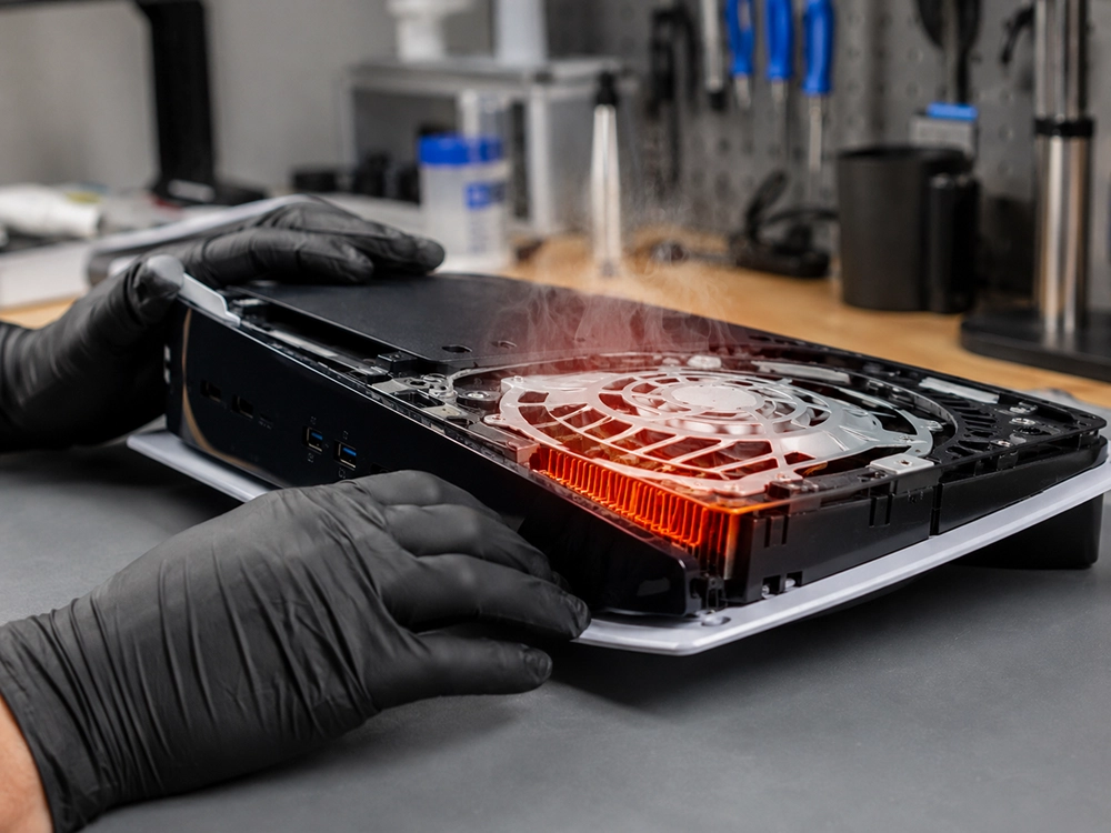 Reparación de sobrecalentamiento de PS5 - Micro Computer